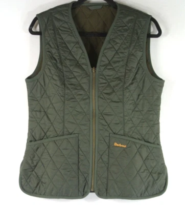 NUEVO Chaleco acolchado Barbour Betty en oliva talla 8 #T2850 Foto 1 de 4