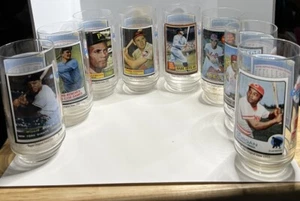 Vintage 1993 McDonalds MLB All-Time Greatest Baseball Team Collector Glasses (8) - Picture 1 of 18