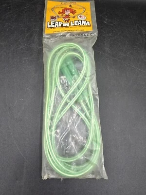 Cuerda de salto vintage Jak Pak Leap In Leana 7 pies de largo nuevo juguete antiguo EE. UU. Foto 1 de 3