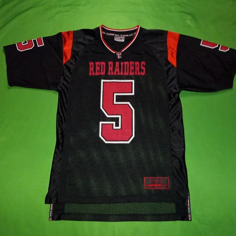 Patrick Mahomes Texas Tech University Jersey Red Raiders Football COLOSSEUM (M) Cover