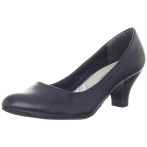 Easy Street Womens Fabulous Faux Leather Round Toe Heels Pumps Shoes BHFO 7658 - Picture 1 of 4