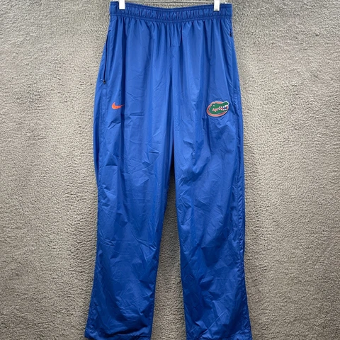 Florida Gators Track Pants Mens Medium Blue Logo Lined Drawstring Logo Nike Cover