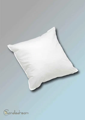 60 X 60CM Cojín Afelpado Interior Cojines Rellenables de Plumas 800g en Blanco - Imagen 1 de 2