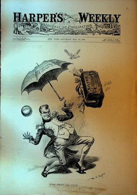Harper's Weekly May 23 1896 Frederic Remington Tennessee Centennial Baseball - Image 1 of 4