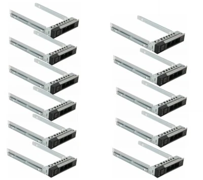 10-Pcs DXD9H 2.5" HDD TRAY CADDY for dell 14th for R740 R740xd R440 R540 R940 - Image 1 of 4