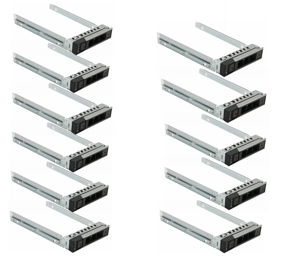 10-Pcs DXD9H 2.5" HDD TRAY CADDY for dell 14th for R740 R740xd R440 R540 R940 - Image 1 of 4