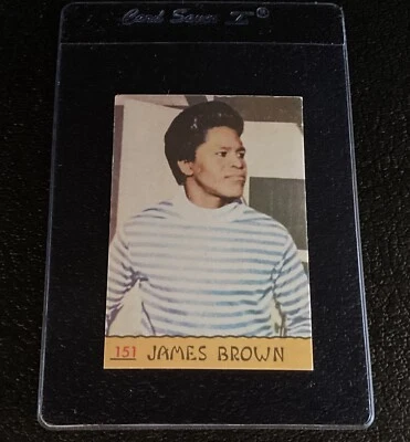1968 Panini Cantanti James Brown Rookie Card #151 The Godfather Of Soul Music VG - Image 1 of 4