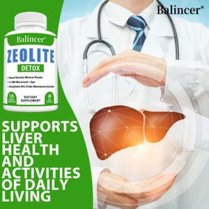 ZEOLITE DETOX Capsules Liver Purification Detox Support Immune System Boost - Picture 1 of 16