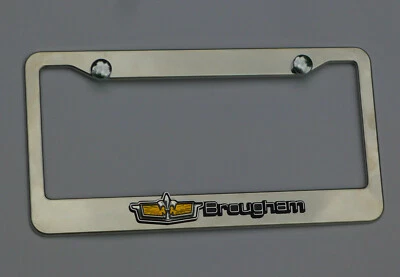 Caja de marco de matrícula Chevy Caprice Brougham insignia emblema cromado Chevy 77-90 Foto 1 de 4