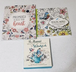 Christian Adult Coloring, Devotional and Journaling Books Lot of 3 - Picture 1 of 4