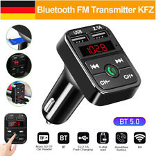 FM Transmitter KFZ Bluetooth Dual USB Auto Ladegerät für Handy Radio Adapter DE