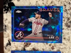 2024 TOPPS CHROME UPDATE SAPPHIRE CARD ATLANTA BRAVES DYLAN LEE #USCS120 - Picture 1 of 1