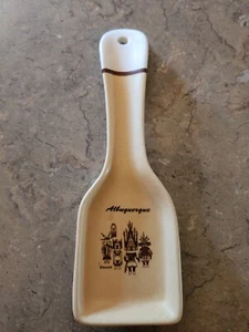 Albuquerque New Mexico Souvenir Spoon Rest aztec tribal maack signed desert  - Picture 1 of 6