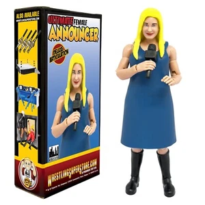 Ultimate Female Interviewer Announcer With Deluxe Articulation for WWE Figures - Picture 1 of 4