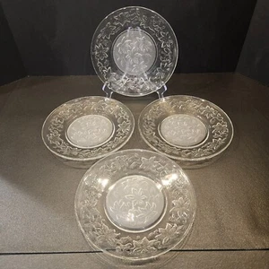 (4) Vintage Princess House Fantasia Kristall Teller. (#55) - Bild 1 von 11