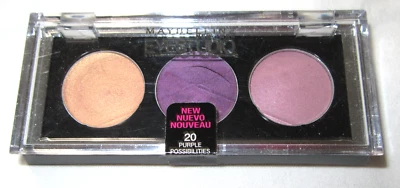 Trío de sombras de ojos Maybelline Eyestudio - 20 posibilidades púrpuras .10 oz - Nuevo Foto 1 de 4