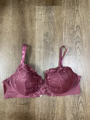 Leading Lady 女式粉色蕾丝全覆盖 T 恤文胸 44DD 码 — 第 1/4 张图片