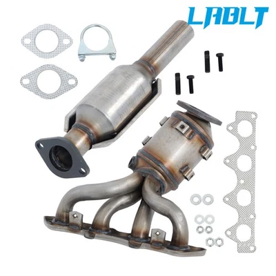 Convertidores catalíticos delanteros+traseros ambos colectores para Hyundai Accent 1,6 L 2012-2017 Foto 1 de 4