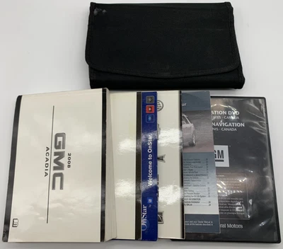 GMC Acadia 2008 juego manual del propietario con estuche OEM B04B13004 Foto 1 de 4