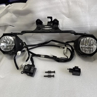 OEM Kawasaki Versys 650 Fog Lights + Relay 2015 -2021 999941127 99940470 - Image 1 of 4