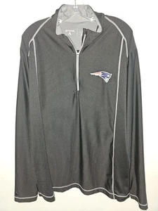 New England Patriots Xl Mens Gray Embroidered Logo Long Sleeve NFL - Picture 1 of 12