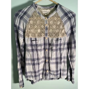 Denim & Supply Ralph Lauren Knopfleiste kariert Spitze XS - Bild 1 von 5