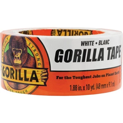 Gorilla 1.88 In. x 10 Yd. Heavy-Duty Duct Tape, White 6010002 Gorilla 6010002 - Image 1 of 4