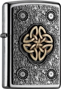 Zippo Feuerzeug Emblem Celtic Knot der keltische Knoten Sturmfeuerzeug Benzin - Bild 1 von 2