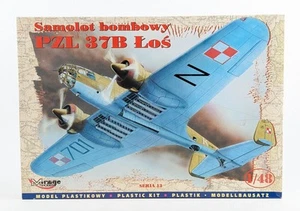 MIRAGE 481302 1:48 PZL 37B Łoś BOMBER Doble Motor Mediano Bombardero Caja Abierta, Sld Bg - Imagen 1 de 13