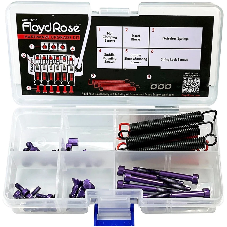 Floyd Rose Stainless Steel Hardware Upgrade Kit Purple - Image 1 of 1