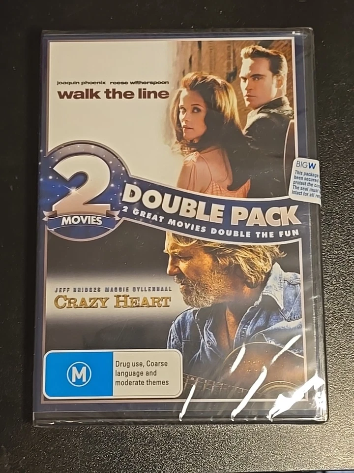 Crazy Heart / Walk The Line (DVD, 2011, 2-Disc Set) Brand New Sealed - image 1 of 1