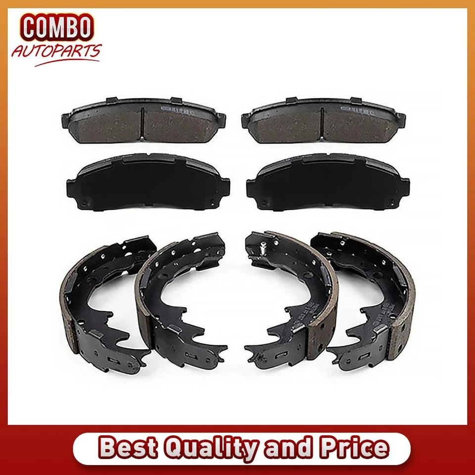 Pastillas de freno delanteras y traseras zapatas de tambor para 2003-2005 2006 2007 Mazda B2300 Foto 1 de 4