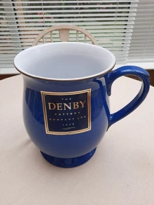 Denby Imperial Blue Craftsman Extra Large Mug Shop Display 28cm/ 10.75" rare - Picture 1 of 3