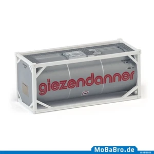 Contenedor tanque gris plata 20 pies "Giezendanner" en 1:87 (H0) - Imagen 1 de 2