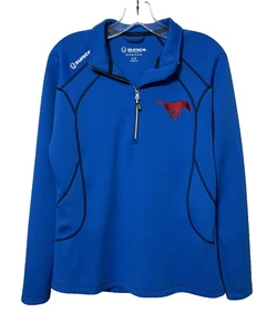 Sunice SMU Mustangs Azul Superlite Chaqueta Sudadera Pullover Fútbol Para Hombres Med - Imagen 1 de 6