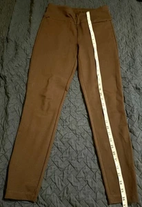 Cabi Legging neu Größe Small Reißverschluss #4613 dunkelschokobraun - Bild 1 von 5
