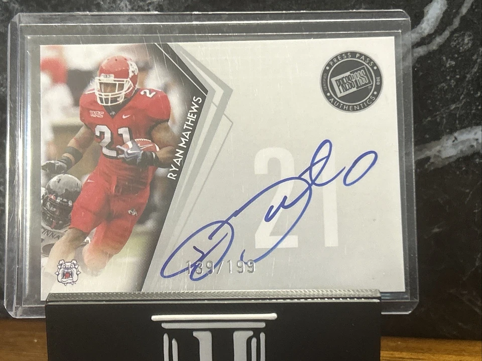 Press Pass Signings 2010 plateado/199 Ryan Mathews #PPS-RM novato automático radiocontrol Foto 1 de 1