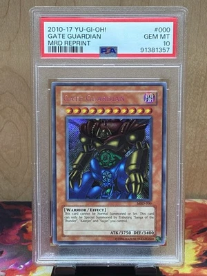 Gate Guardian Secret Rare MRD-000 unlimited 10-17 Reprint PSA 10 Yugioh! - Image 1 of 2