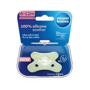 Canpol babies 100% Silicone Soother Green 6-12 m - Picture 1 of 1