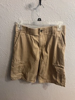 Pantalones cortos Wrangler beige Flex para niños talla 14 entrepierna 10 pulgadas cargo Foto 1 de 4
