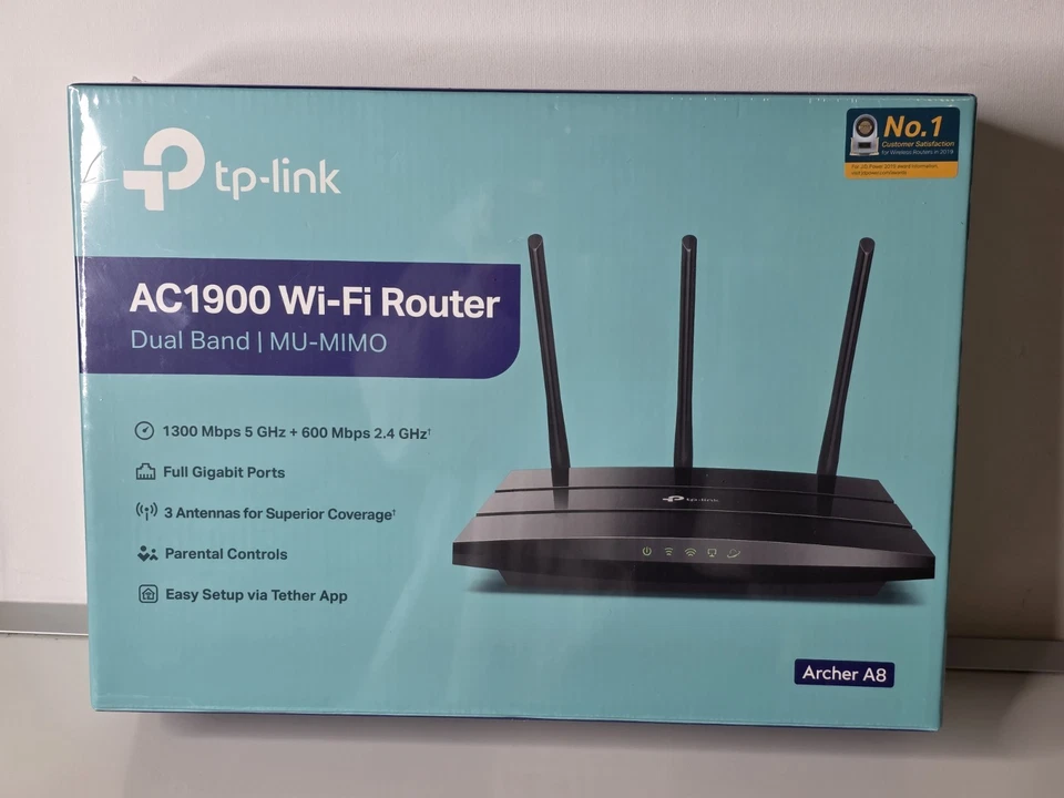 TP-Link AC1900 Smart WiFi Router (Archer A8) -High Speed MU-MIMO Wireless Router - Image 1 of 4