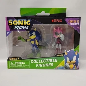 Sonic Prime Series 2 Sonic & Rusty Rose Collectible Figures 2 Pack - Picture 1 of 5
