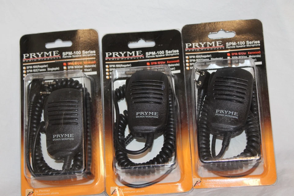 Lote de 3 mini micrófonos altavoces PRYME SPM-101 (para Kenwood) Foto 1 de 2