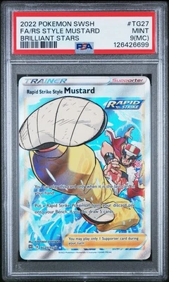 PSA 9(MC) 2022 Pokémon SWSH FA/ RS Style Mustard Brilliant Stars #TG27 Mint Rare - Image 1 of 2