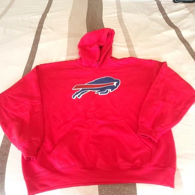 Sudadera con Capucha Roja Juvenil Buffalo Bills NFL Fútbol Foto 1 de 4