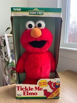 Tyco Tickle Me Elmo 62715 1996 lanzamiento original vintage Plaza Sésamo en caja Foto 1 de 4