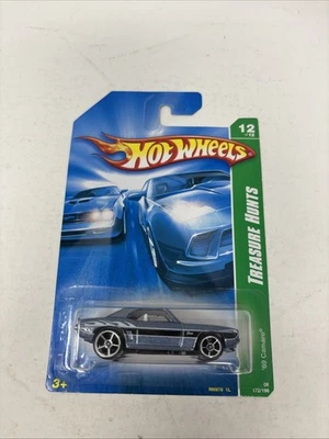 Hot Wheels #172 Treasure Hunt 2008 12/12 '69 Camaro azul con radios cromados OH5 Foto 1 de 4