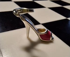 Thomas Sabo Rosa Sandale 👡 Schuh High Heel 👠 Modetrend Silber Charm Anhänger - Bild 1 von 6