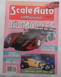 SCALE AUTO Enthusiast Magazine June 1991 #73 MODEL CAR TRUCK DRAG RACE - Picture 1 of 1