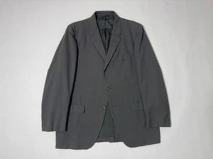 1960s Mens Green Suit Jacket Blazer Sport Coat Size 44R Vintage Retro Rockabilly - Picture 1 of 8